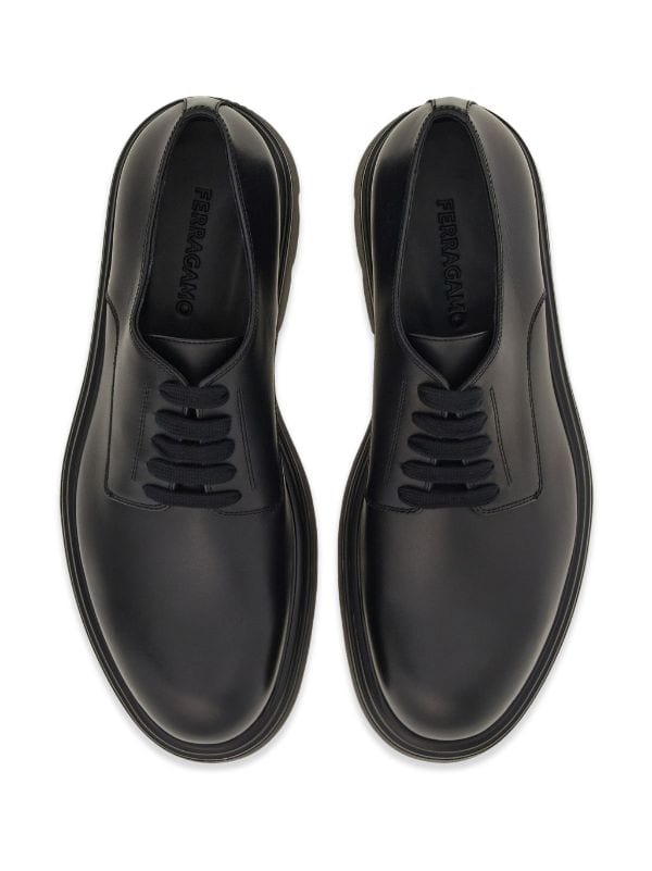 Ferragamo lace-up Leather Derby Shoes - Farfetch