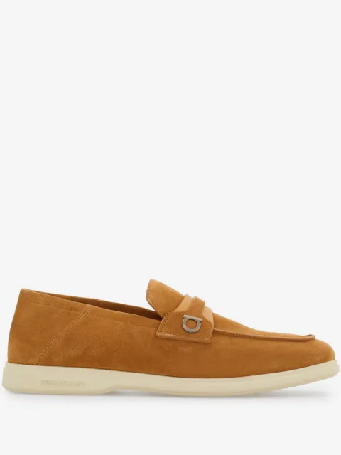 Ferragamo Gancini-buckle leather loafers 