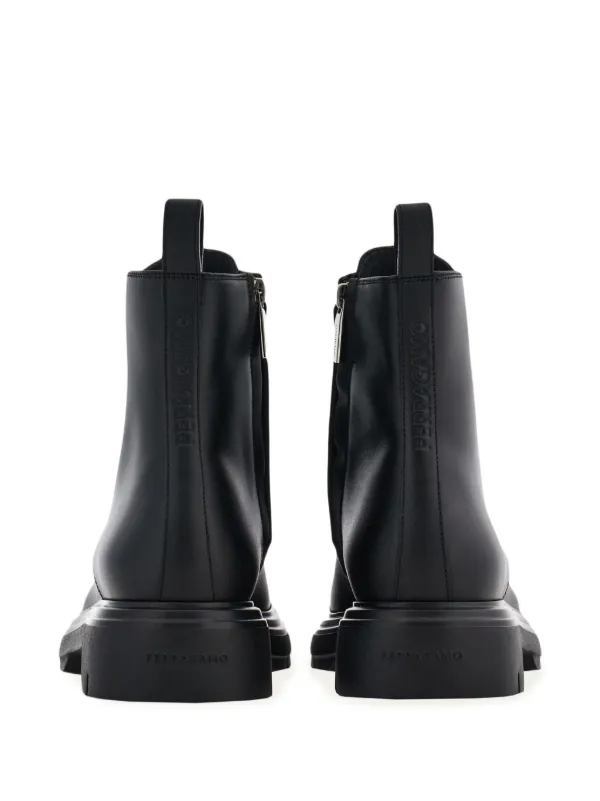 Ferragamo top leather boots