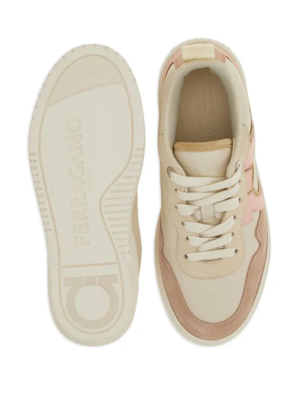Ferragamo Gancini lace-up Sneakers | Pink | FARFETCH