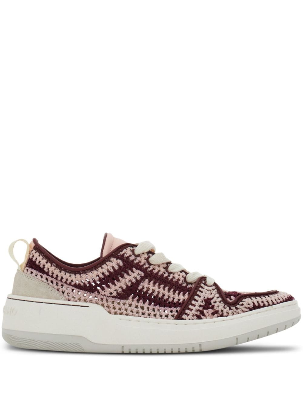 Image 1 of Ferragamo knitted low-top sneakers