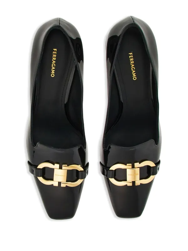 Ferragamo clearance gancini pump