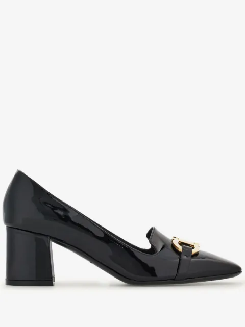 Ferragamo Gancini ornament pumps