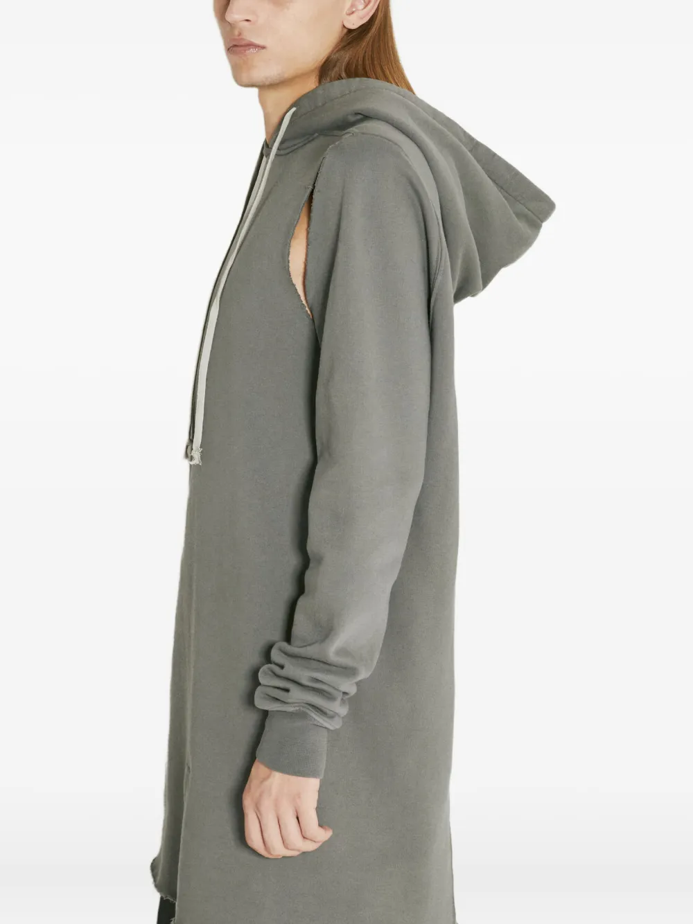 Rick Owens Katoenen hoodie Grijs