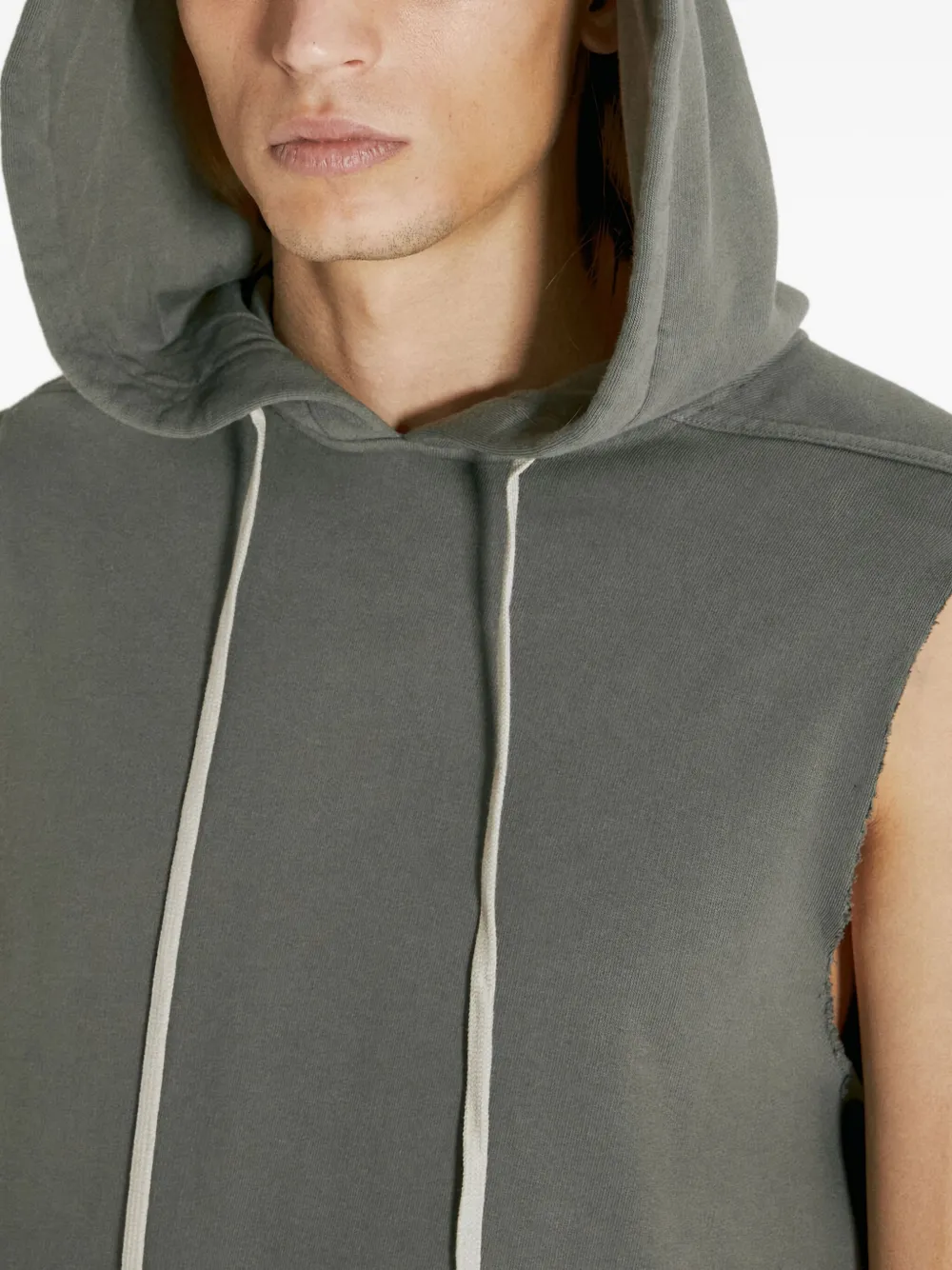 Rick Owens Katoenen hoodie Grijs