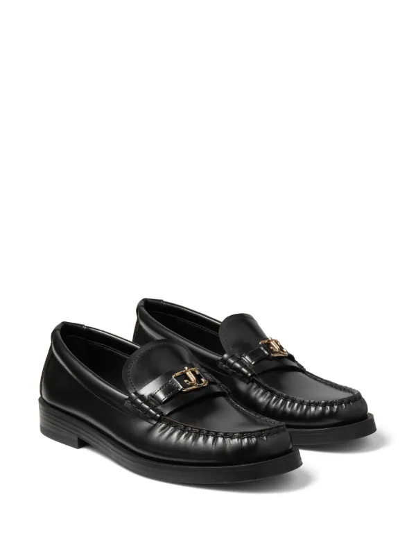 【JIMMY CHOO】CHERI LOAFER 45 - OSUE - BLACK★関税送料込み JIMMY CHOO】Cheri Loafer 45-Osue-Black ☆関税送料込み