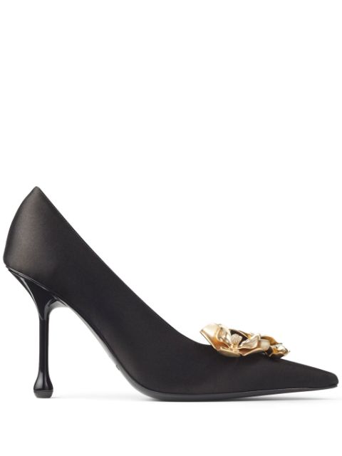 Jimmy Choo Ixia 95mm satin pumps