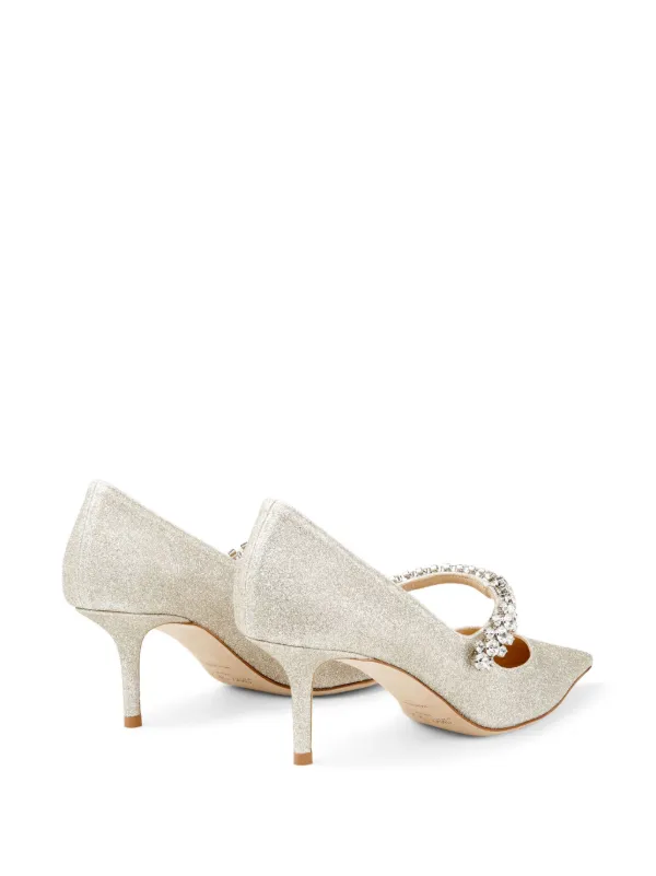 【Jimmy Choo】Bing Pump 65 グリッターファブリック パンプス Bing Pump 65 | Sand Glitter Fabric Pumps | JIMMY CHOO