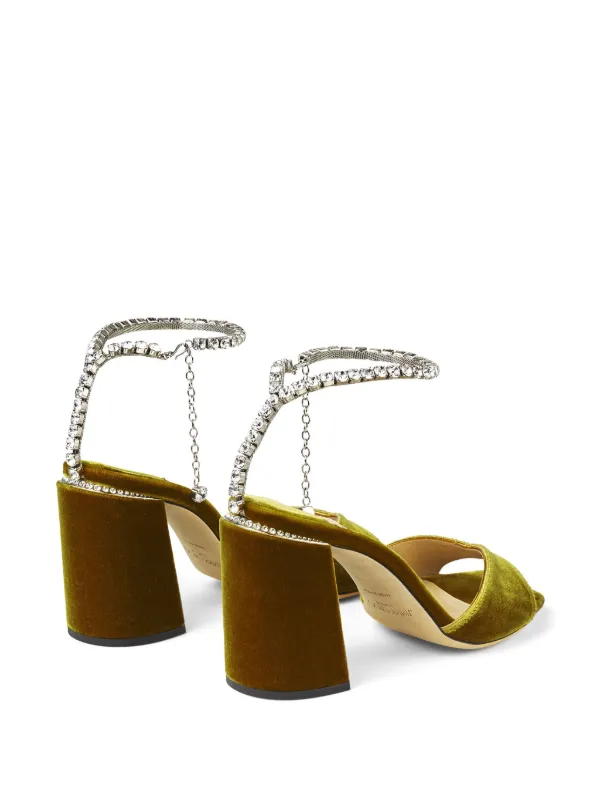 【24SS NEW】Jimmy Choo_woman / Jemma スエード サンダル Jimmy Choo Silver Jemma 90 Heeled Sandals Jimmy Choo
