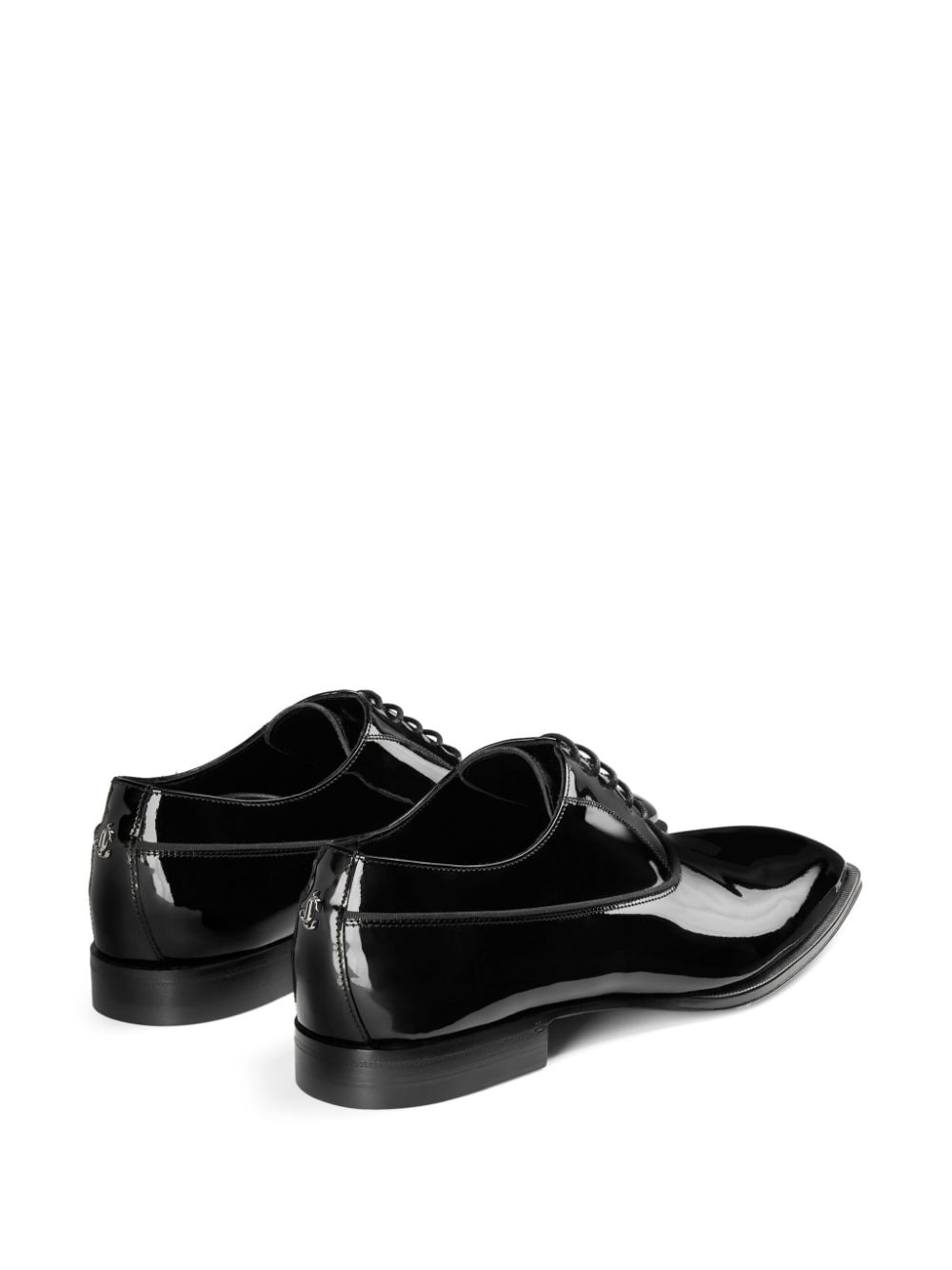 Shop Jimmy Choo Foxley Patent Leather Oxford Shoes In Black