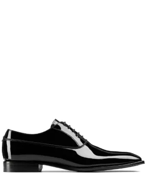 Jimmy Choo Foxley Patent Leather Oxford Shoes Farfetch