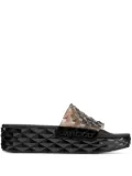 Jimmy Choo Diamond platform slides - Black