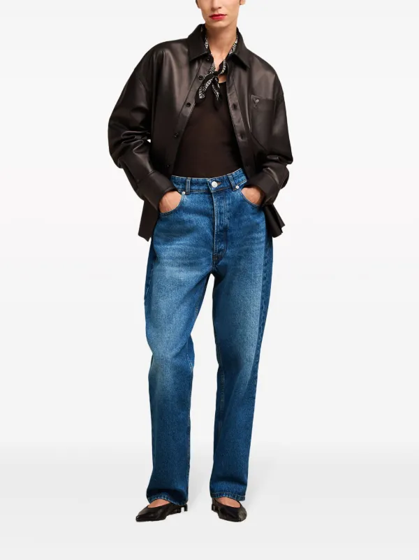 【関税&送料込】Ami Paris Washed Blue Denim Jeans USED BLUE Large Fit Jeans | AMI PARIS