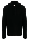Ten C brushed drawstring hoodie - Black