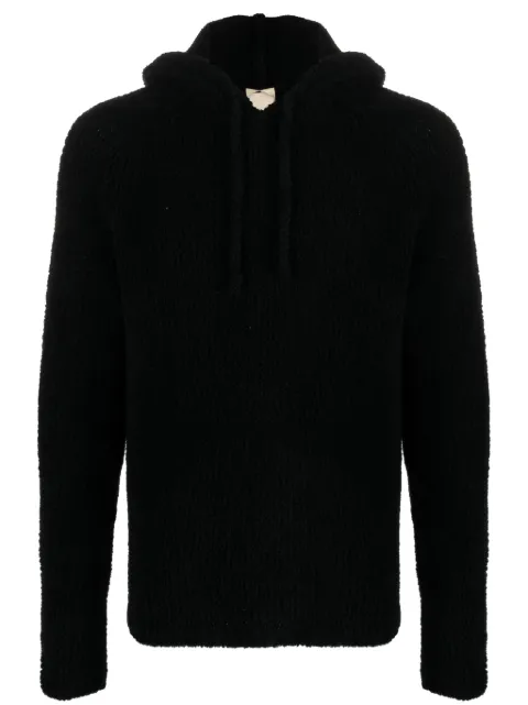 Ten C brushed drawstring hoodie