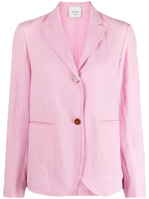 Alysi single-breasted notched-collar blazer