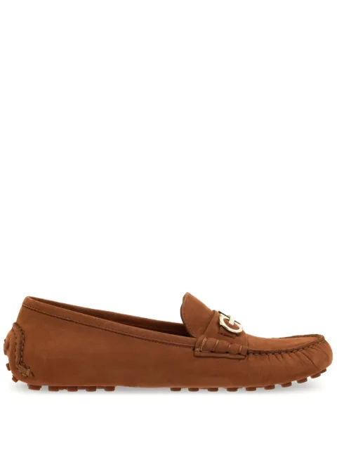 Ferragamo Driver Gancini-plaque loafers