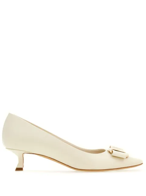 Ferragamo 40mm New Vara-bow lambskin pumps