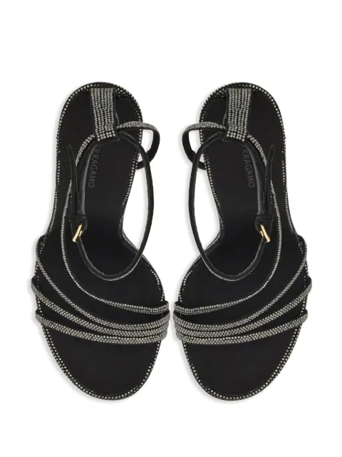 Ferragamo 105mm crystal-embellished leather sandals 769076 - 3