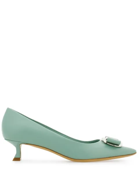 Ferragamo New Vara 40mm leather pumps