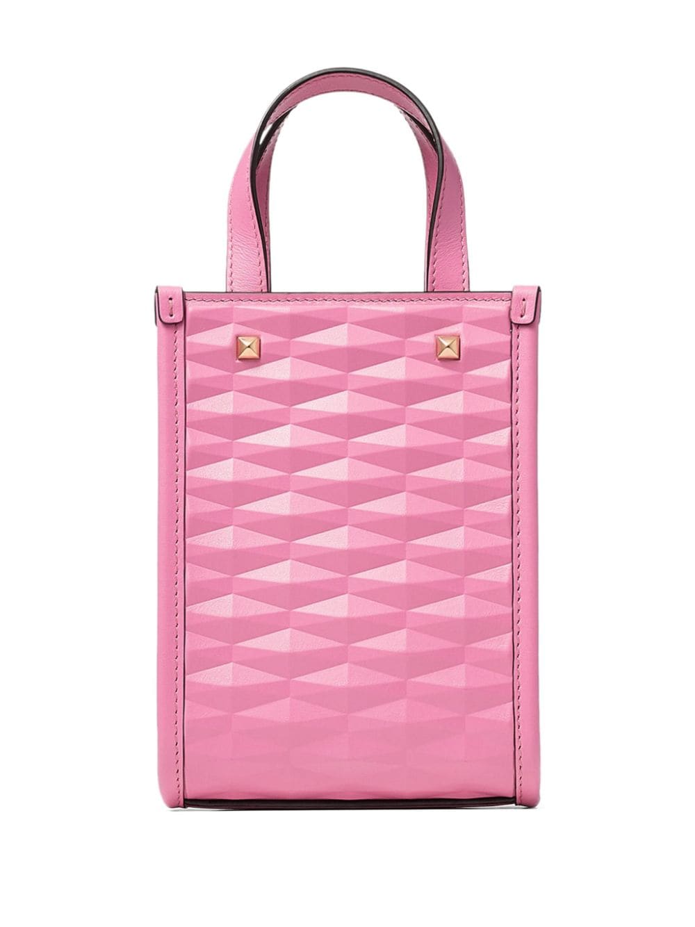 Shop Jimmy Choo N/s Embossed Mini Bag In Pink