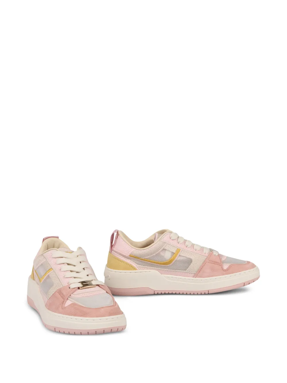 Ferragamo baskets à empiècements en mesh | baskets basses | Image 2