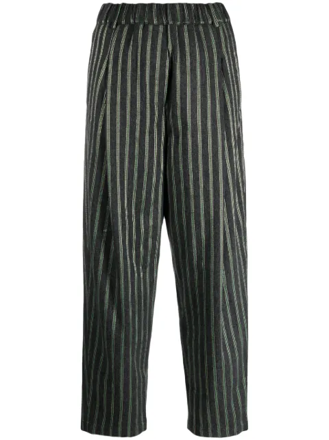 Alysi decorative-stitching straight-leg trousers