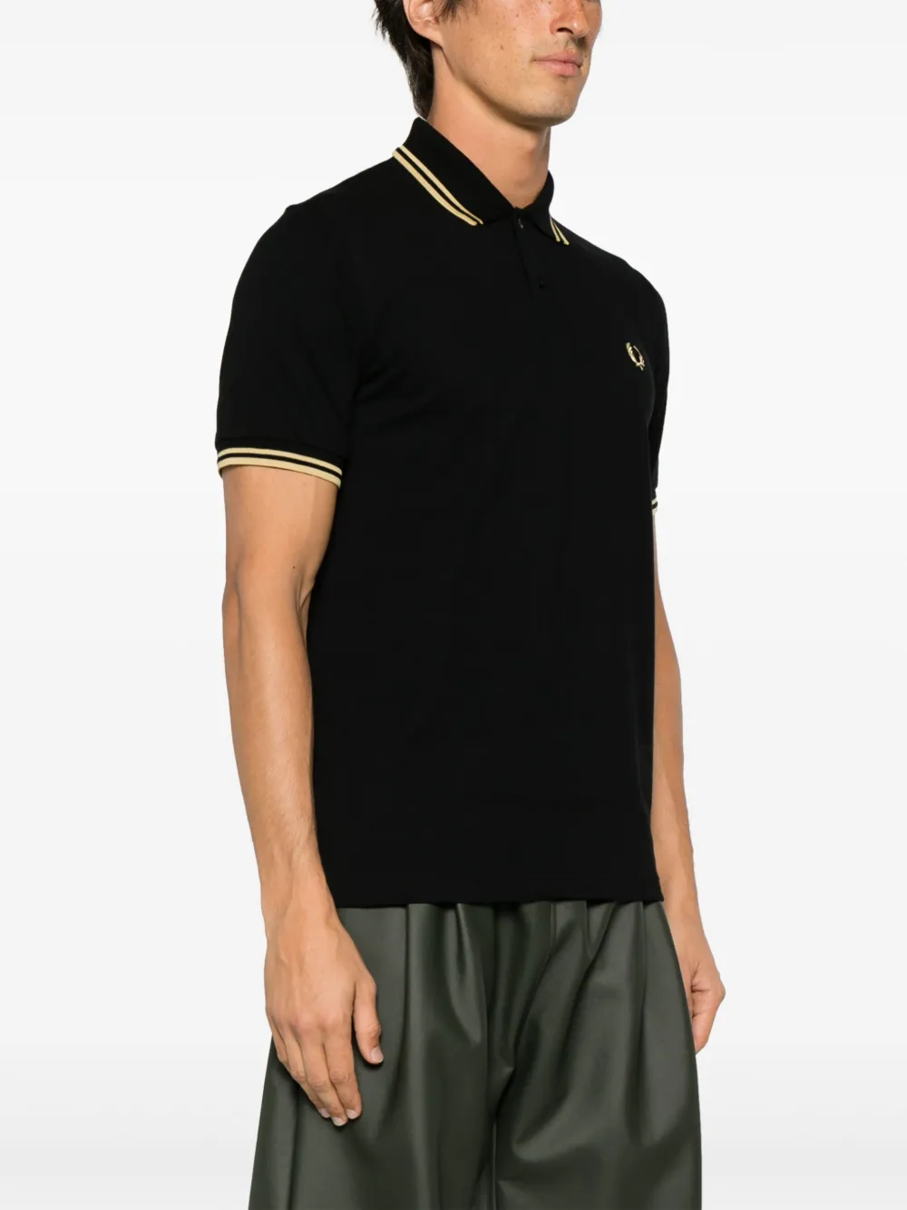 Fred Perry M12 logo-embroidered Polo Shirt - Farfetch