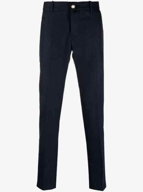 Jacob Cohën skinny-cut virgin wool-blend trousers