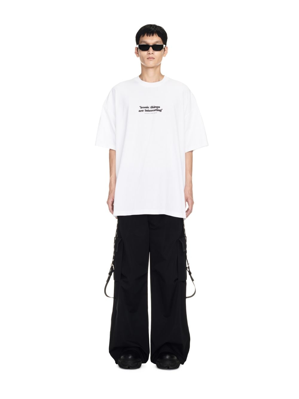 Shop Off-white Ironic Quote Over S/s Tee In White