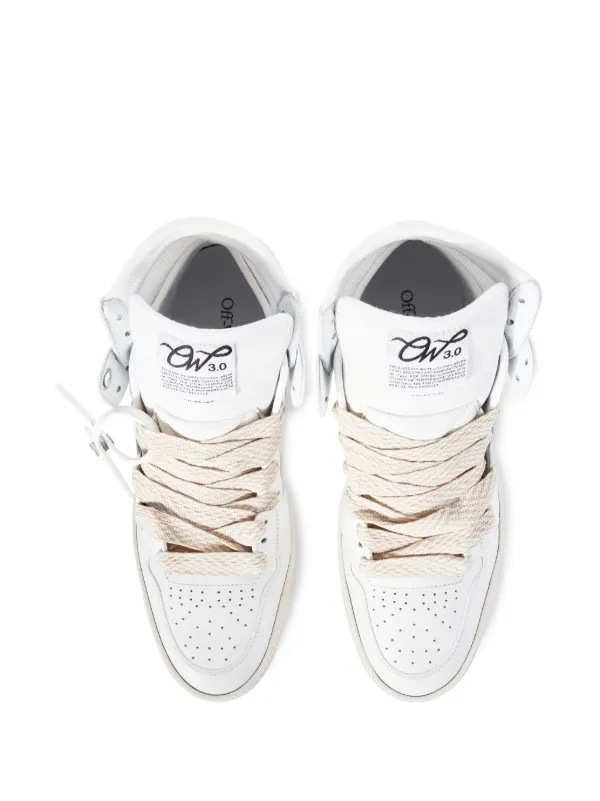 ★Off-White★ 30 OFF COURT HIGH TOP SNEAKERS WHITE OMIA065C9 Off-White 3.0 Off Court high-top Sneakers | White | FARFETCH