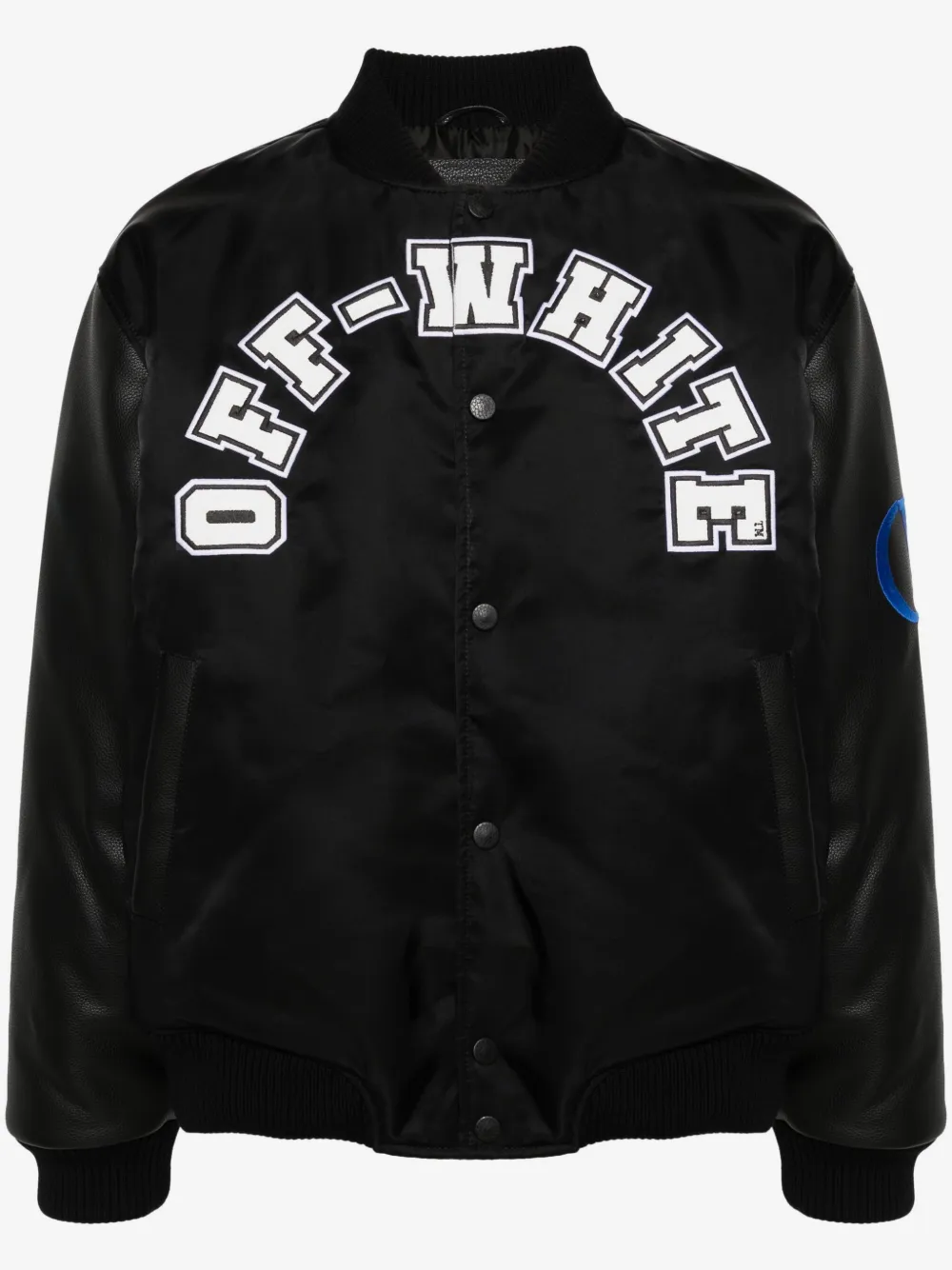 Off-White Baseball Over varsity jacket | Black | Image 1
