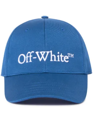 Off White Drill logo embroidered Baseball Cap Farfetch