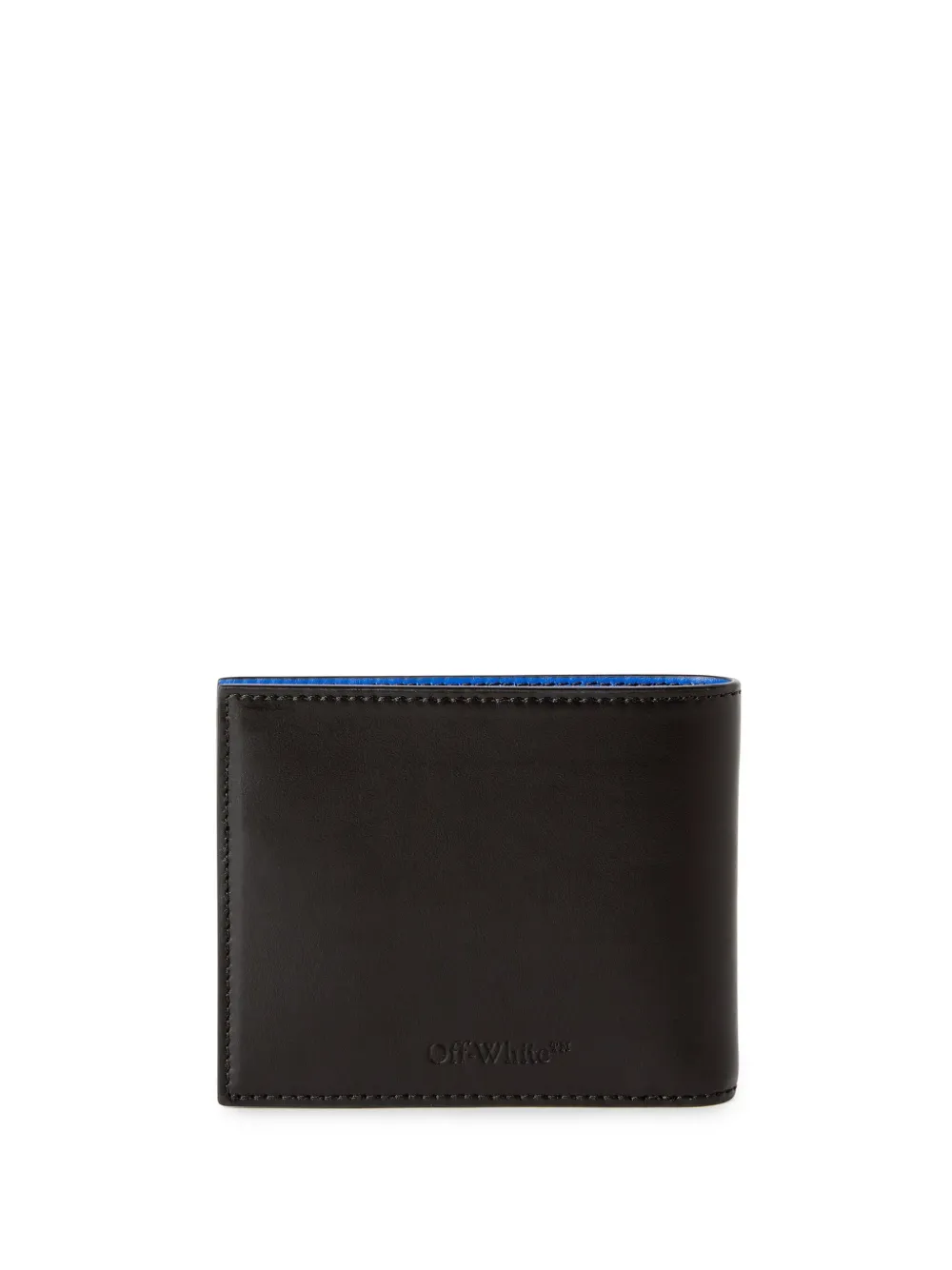 Shop Off-white Jitney Classic Leather Wallet In Schwarz