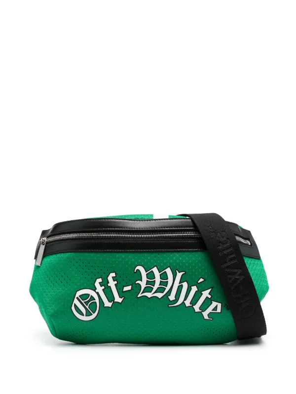 Off White Rinonera Core De Malla Verde FARFETCH ES