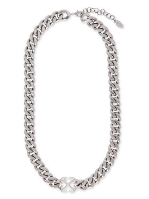 Off-White Arrows-motif chain necklace