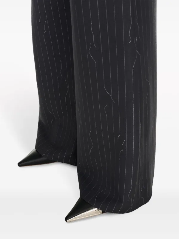 Off-White ストライプ パンツ | グレー | FARFETCH JP