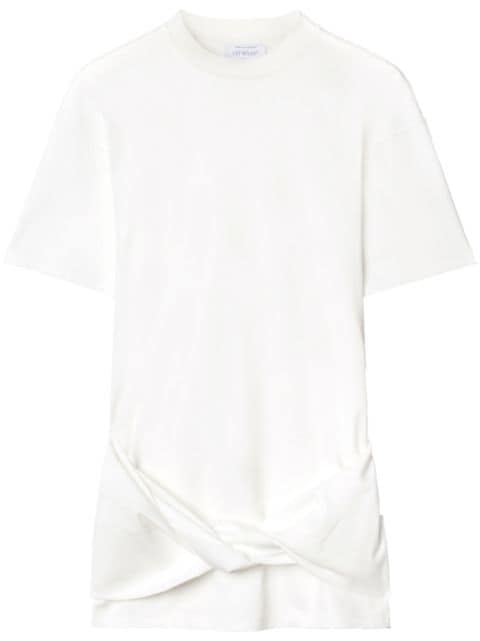 Off-White vestido estilo playera con Arrow retorcido
