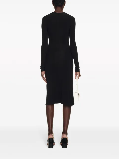 Off-White twist-detail midi dress OWDB521S24FAB0011010 - 3