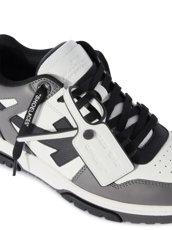 Off-White Out Of Office Leather Sneakers | Grey | FARFETCH