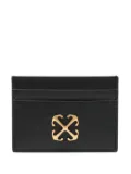 Off-White Jitney Simple leather cardholder - Black