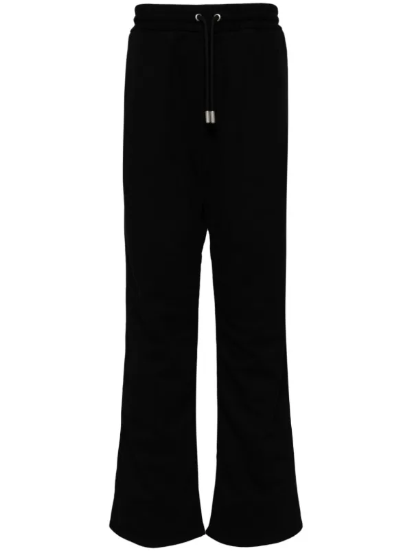 ☆NERDY☆ Pinwheel embroidery track pants black2 thrift.store ♻️ | VINTAGE Y2K STYLE NIKE BLACK JOGGERS