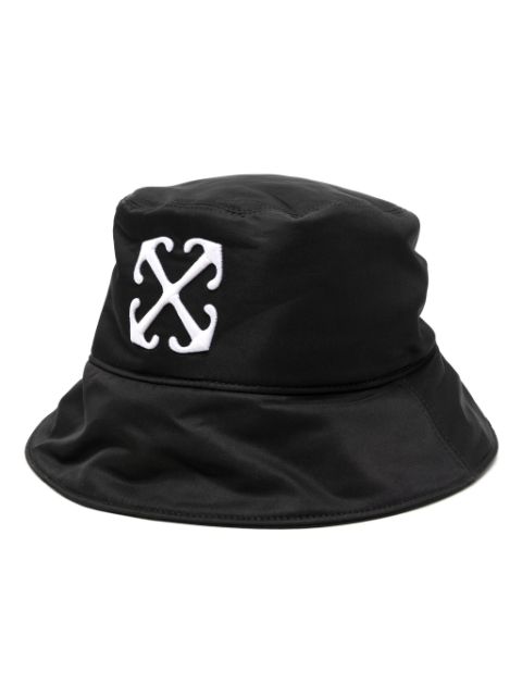 Off-White logo-embroidered bucket hat Women