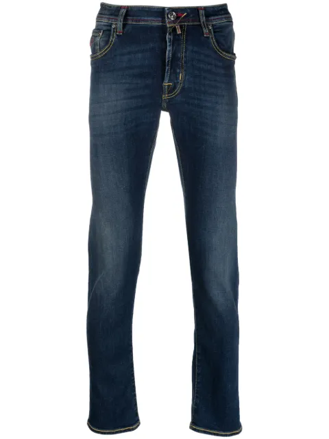 Jacob Cohën skinny-leg logo-patch jeans