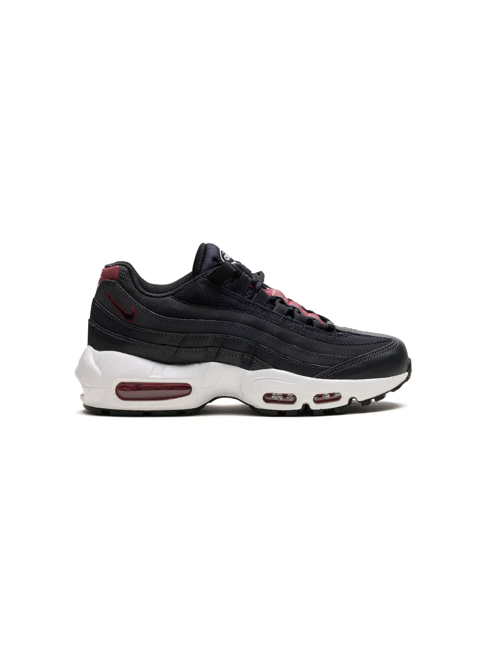 Shop Nike Air Max 95 Recraft "anthracite Team Red" Sneakers In Black