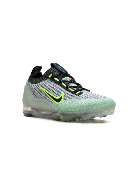 Nike Kids Air VaporMax 2021 Flyknit Next Nature "Volt Photo Blue"sneakers