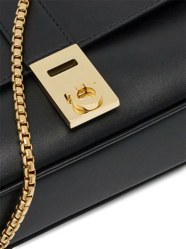 Ferragamo ガンチーニ レザーミニバッグ | ブラック | FARFETCH JP
