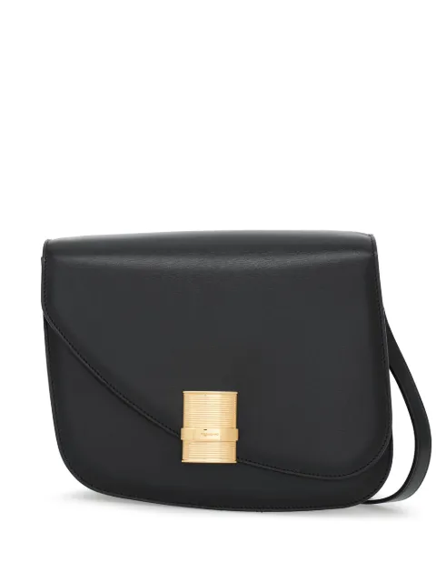 Ferragamo bolsa crossbody con diseño asimétrico mediana 