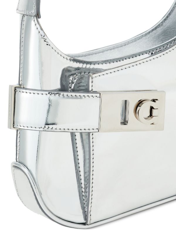 Ferragamo Small Hobo Leather Shoulder Bag - Farfetch