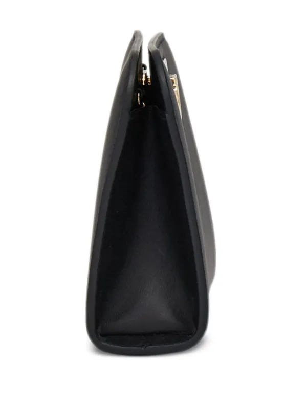 Ferragamo Wanda Leather Mini Bag | Black | FARFETCH BH